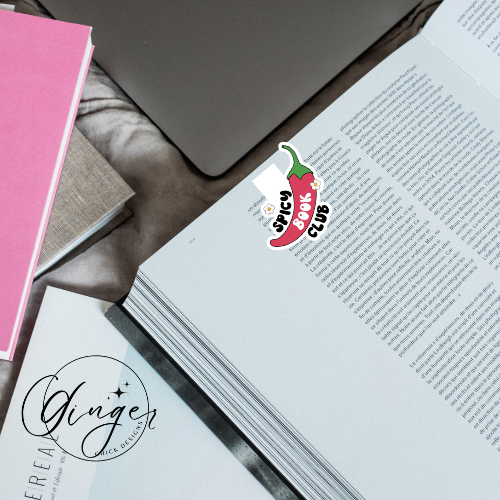 Spicy Book Club Magnetic Bookmark