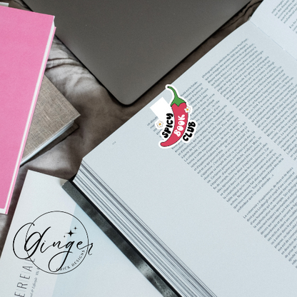 Spicy Book Club Magnetic Bookmark