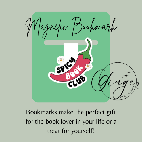Spicy Book Club Magnetic Bookmark