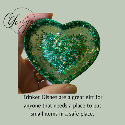 St Pattys Heart Trinket Dish