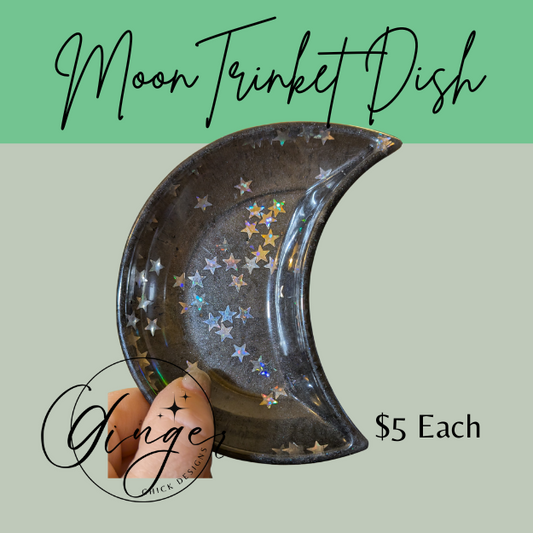 Stary Night Moon Trinket Dish