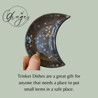 Stary Night Moon Trinket Dish