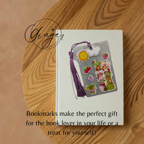 Strawberry Friends Dictionary Acrylic Bookmark