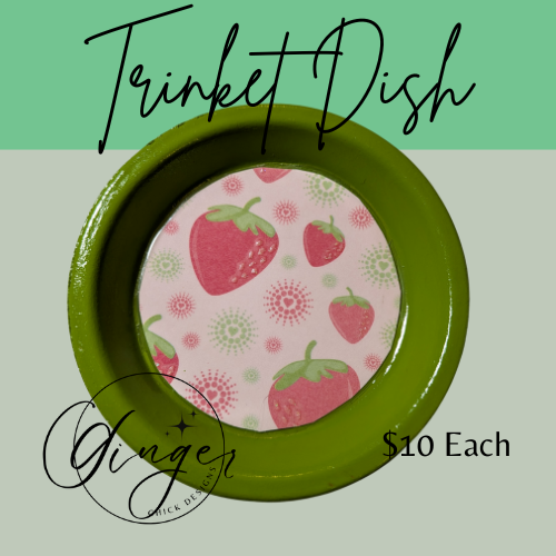 Strawberry Trinket Dish