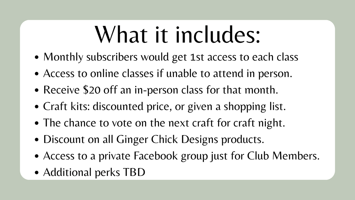 Artful Dots Society - Crafting Club Subscription