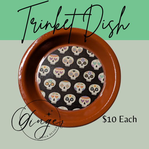 Sugar Skull Trinket Dish