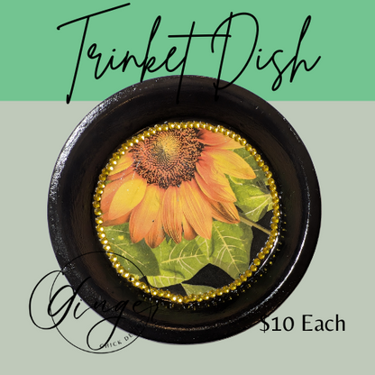Sunflower Trinket Dish