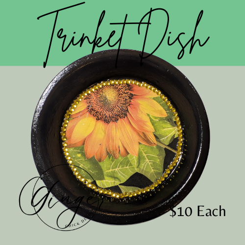 Sunflower Trinket Dish