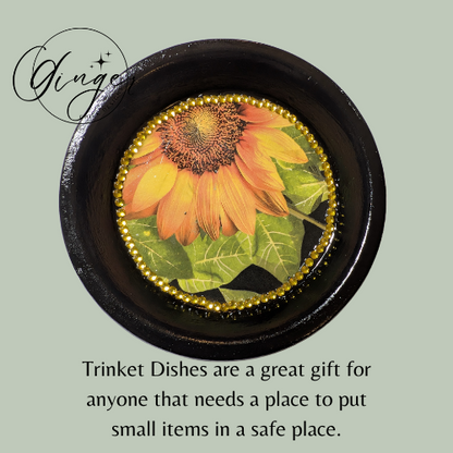 Sunflower Trinket Dish