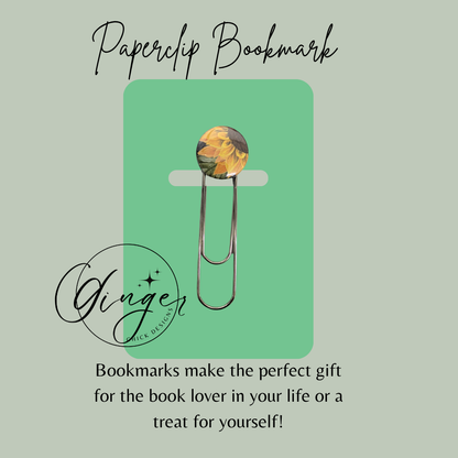 Sunflower 3-Inch Paperclip Bookmark