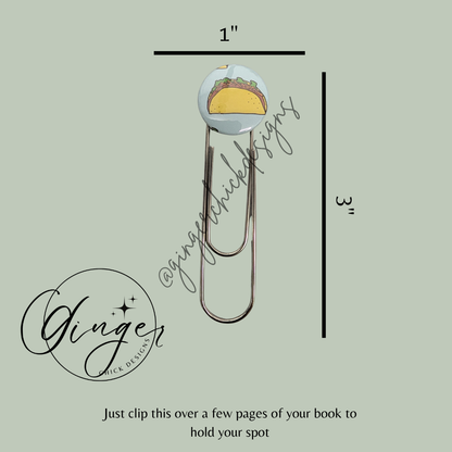 Taco 3-Inch Paperclip Bookmark