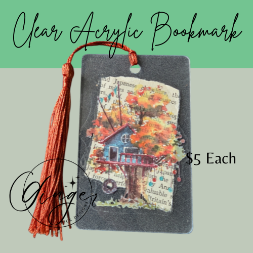 Tree House Dictionary Acrylic Bookmark