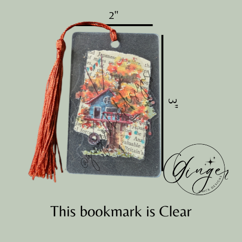 Tree House Dictionary Acrylic Bookmark