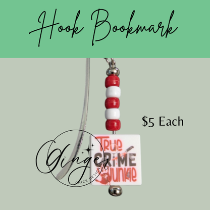 True Crime Junkie Hook Bookmark