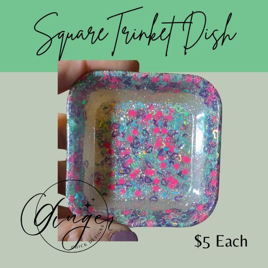 True Love Square Trinket Dish