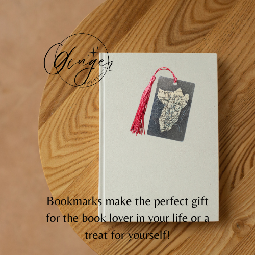 Tulip Outline Dictionary Acrylic Bookmark