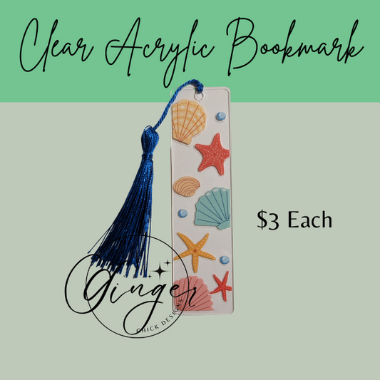 Under the Sea Acrylic Bookmarks