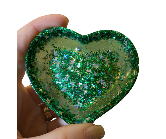 St Pattys Heart Trinket Dish