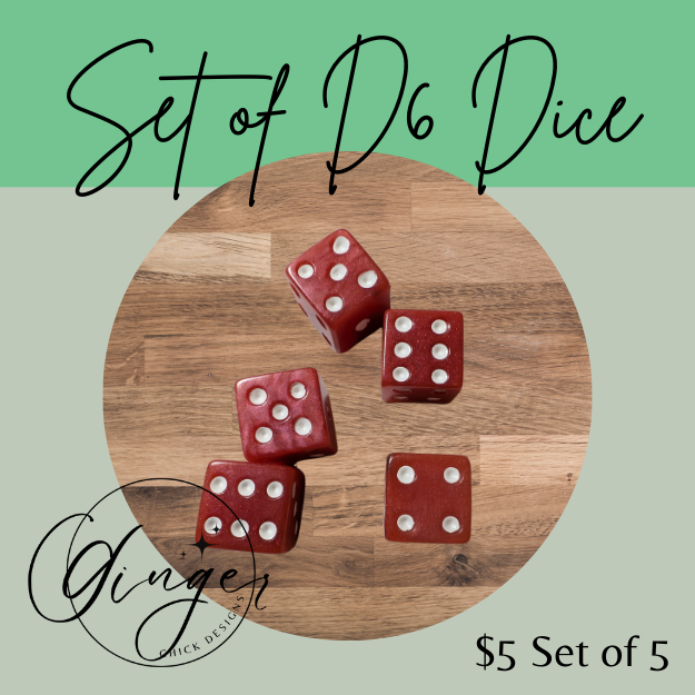 Watermelon Small Dice Set