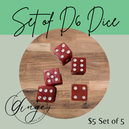Watermelon Small Dice Set