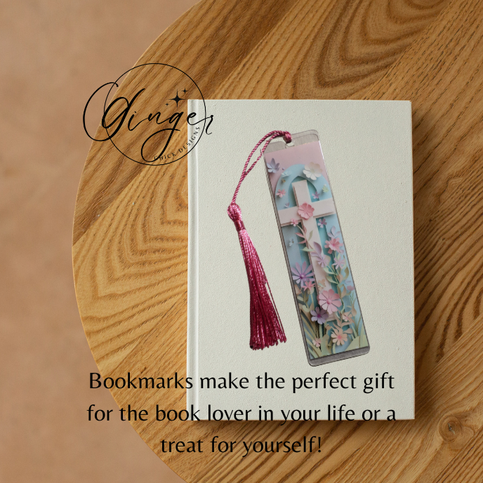 White Cross Acrylic Bookmarks