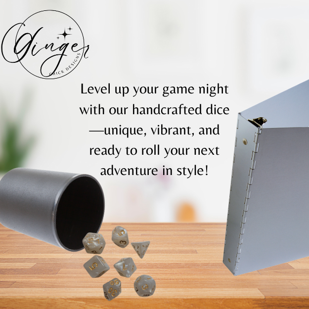White Pearl Dice Set