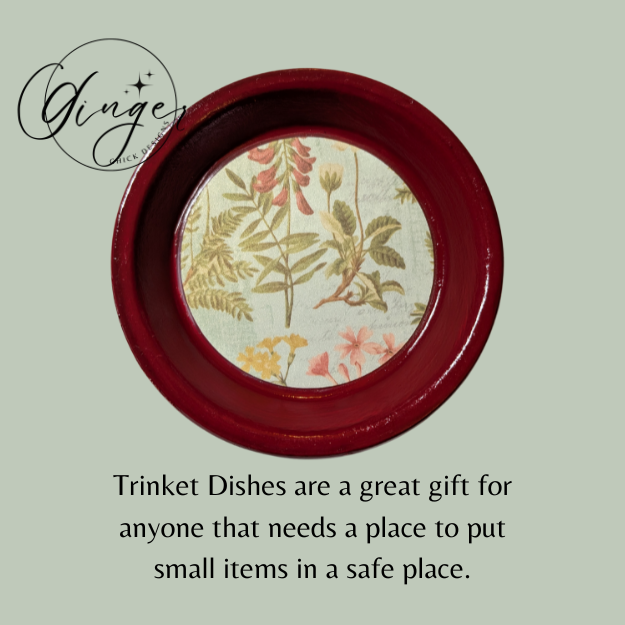 Wild Flowers Trinket Dish