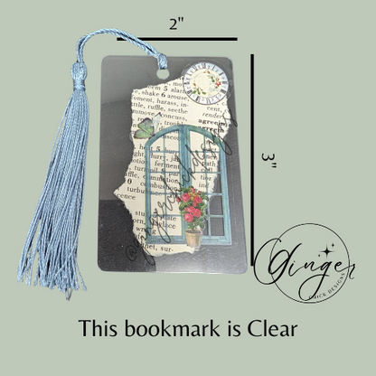 Window Dictionary Acrylic Bookmark