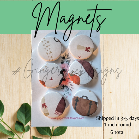Wizarding World Button Magnets