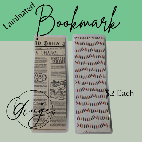 Wizard Newspaper Laminated Bookmark