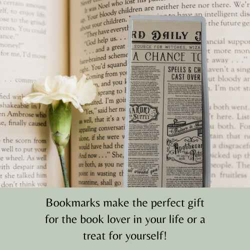 Wizard Newspaper Laminated Bookmark
