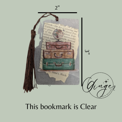 World Traveler Dictionary Acrylic Bookmark