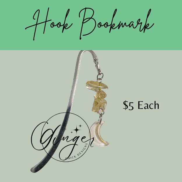 Yellow Moon Hook Bookmark