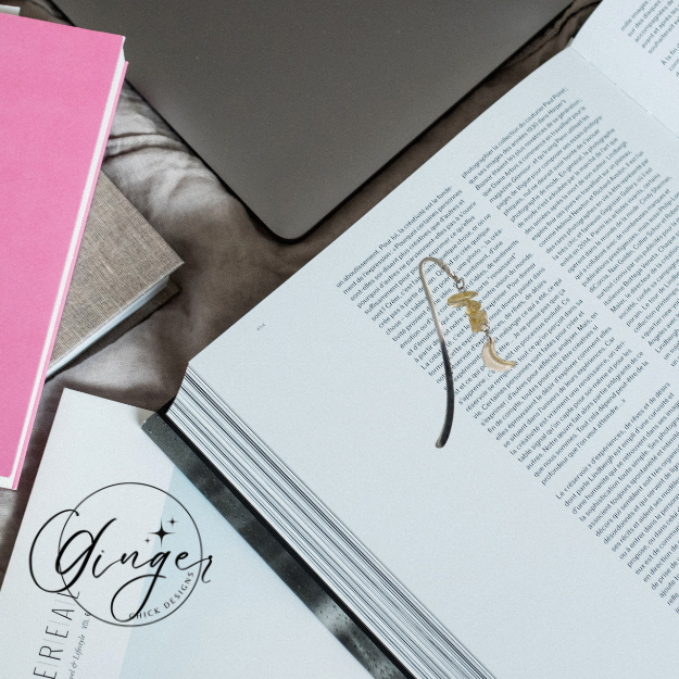 Yellow Moon Hook Bookmark