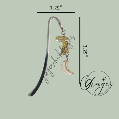 Yellow Moon Hook Bookmark