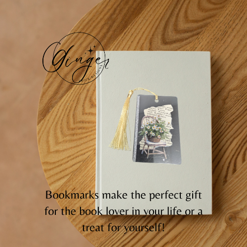 Basket of Daisies Dictionary Acrylic Bookmark