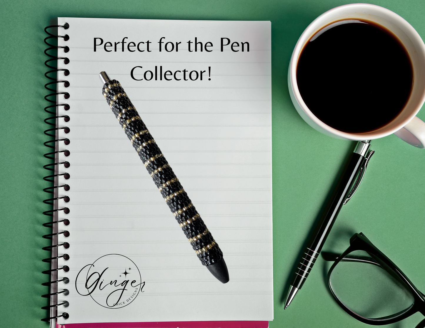 Black and Gold Diamond Art Ink Joy Gel Pen