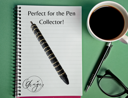 Black and Gold Diamond Art Ink Joy Gel Pen