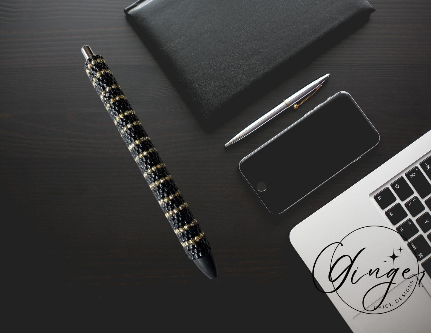 Black and Gold Diamond Art Ink Joy Gel Pen