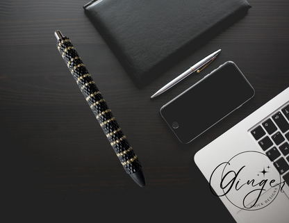 Black and Gold Diamond Art Ink Joy Gel Pen