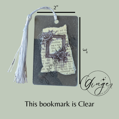 Bleeding Frame Dictionary Acrylic Bookmark