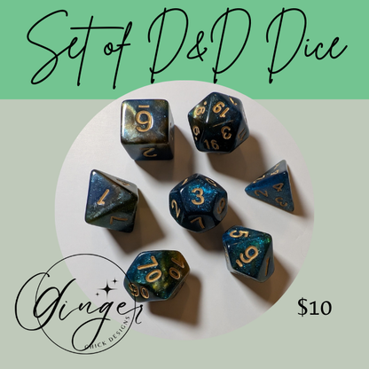 Eldritch Nebula Dice Set