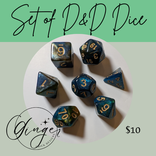 Eldritch Nebula Dice Set