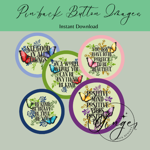 Choose to be Pin-Back Design