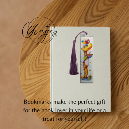 Circus Alligator Acrylic Bookmark