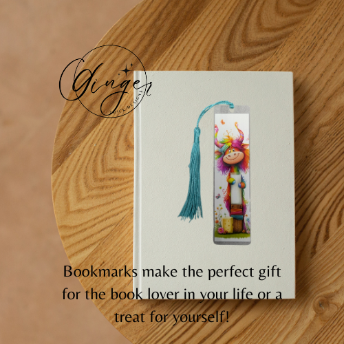 Circus Cow Acrylic Bookmark