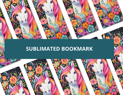 Rainbow Unicorn Bookmark