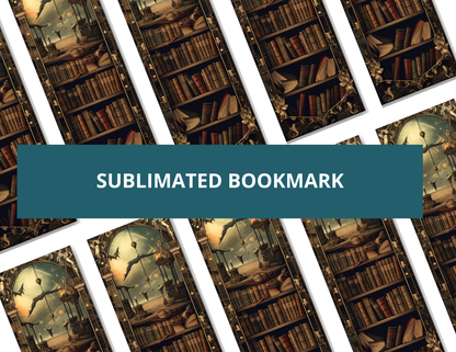 Spooky Bookshelf Bookmark