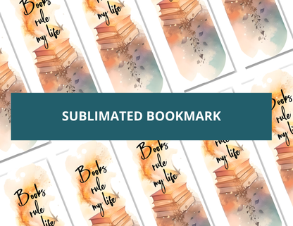 Books Rule my Life Bookmark