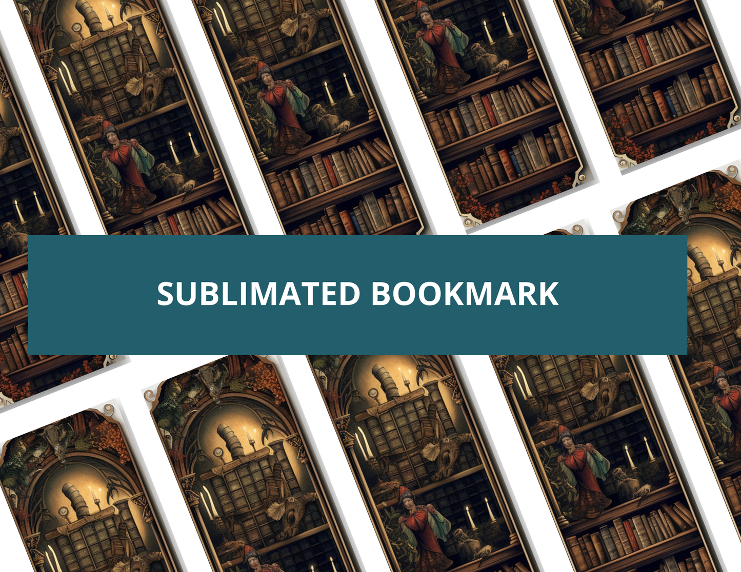 Goth Library Bookmark
